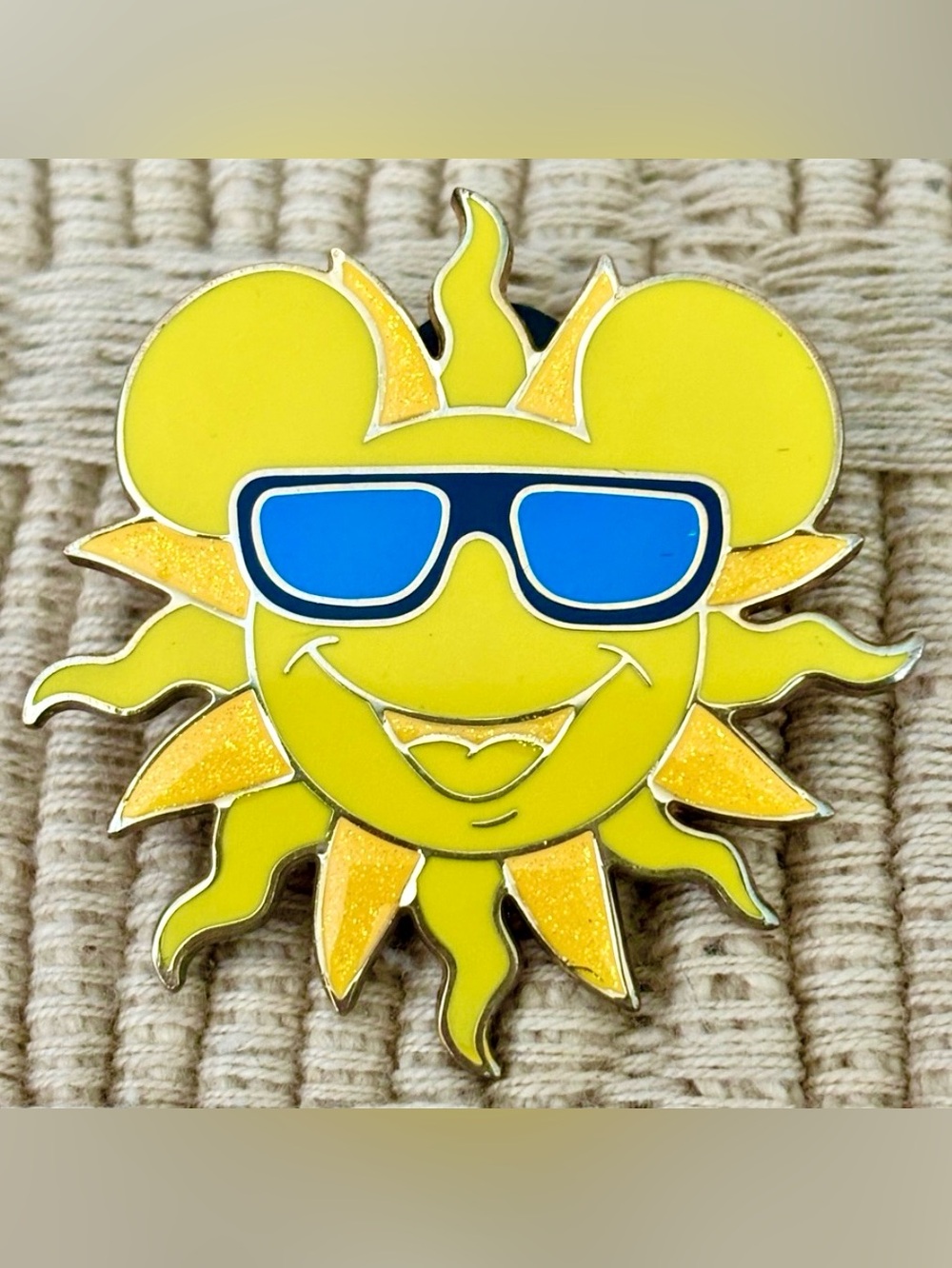 DISNEY 2012 Sunshine Mickey Mouse Icon Pin